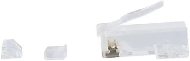 Alt view image 2 of 3 - C2g Rj45 Cat6 Modular Plug For Round Solid/Stranded Cable - 100Pk