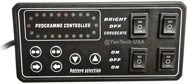 Alt view image 2 of 5 - 40" Amber Clear Super Bright 70 LEDs Light Bar Flashing Warning Tow/Plow Truck Wrecker Police Snow Plow with BRAKE & SIDE MARKER/TAIL & TURN SIGNAL & CARGO LIGHTS w/ Upgraded Controller
