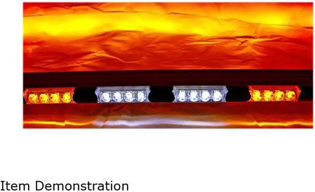 Alt view image 4 of 7 - 56“ 86 LED Emergency Flashing Light Bar Warning Truck Tow Wrecker Strobe Amber/White