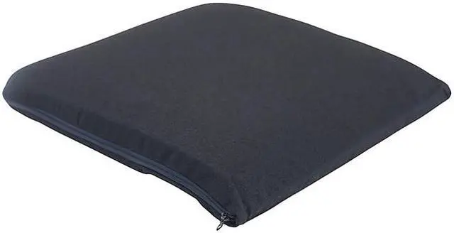 Main image of The ComfortMakers Deluxe Seat/Back Cushion Memory Foam 17 x 2.75 x 17.5 Black 91061