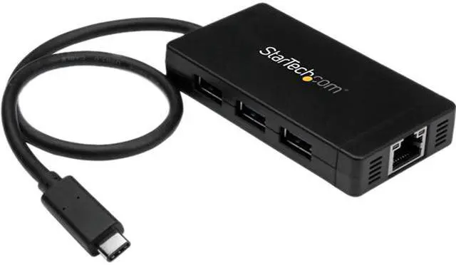 Main image of 3PORT USB 3.0 HUB+GBE-USB-C