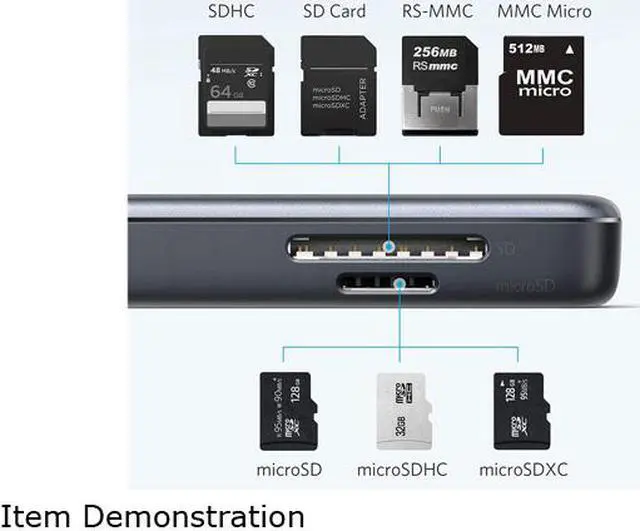 Alt view image 5 of 6 - Anker USB C Hub Adapter, 5-in-1 USB C Adapter, with 4K USB C to HDMI , SD and microSD Card Reader, 2 USB 3.0 Ports, for MacBook Pro 2019/2018/2017, iPad Pro 2019/2018, Pixelbook, XPS, and More