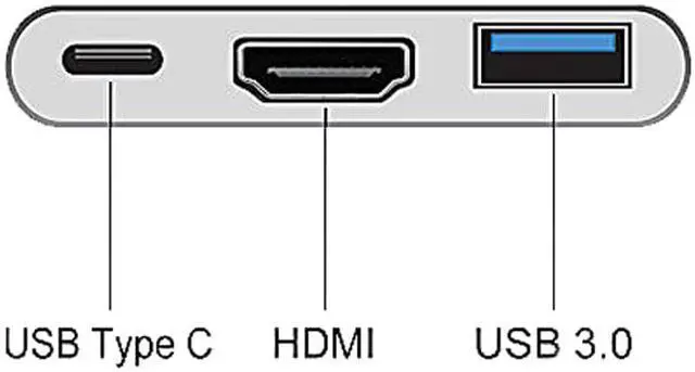 Alt view image 4 of 7 - Diamond Multimedia USB 3.1 Gen1 Type-C to USB 3.0 Type-A, 4K HDMI with Power Delivery Components MD3100CH
