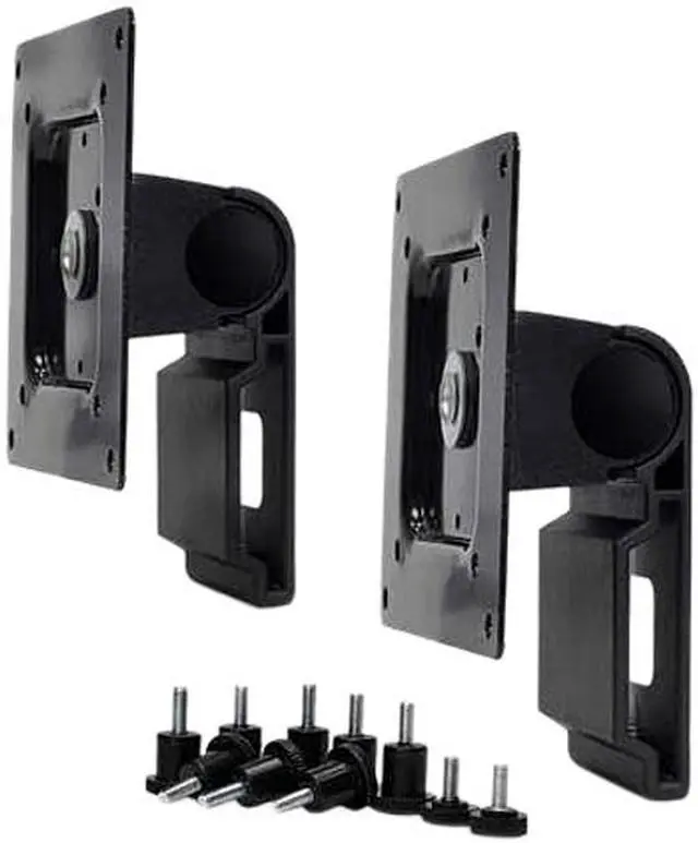 Main image of Ergotron 98-062-200 Dual Monitor Tilt Pivot Kit - Mounting Kit (2 Pivots, 2 Calbe Ties, Screws) For 2 Monitors - Black