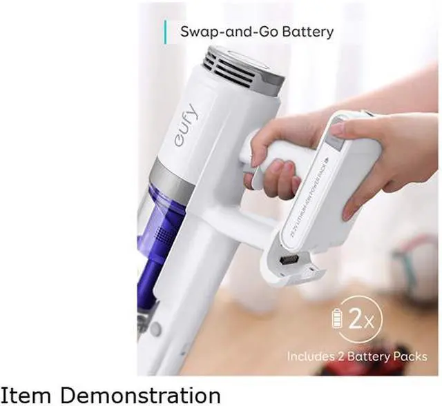 Alt view image 5 of 5 - eufy by Anker, HomeVac S11 Infinity, Handstick Vacuum Cleaner, Lightweight, Cordless, 120AW Suction Power, Deep Clean Carpet to Hard Floor, Additional Detachable Battery