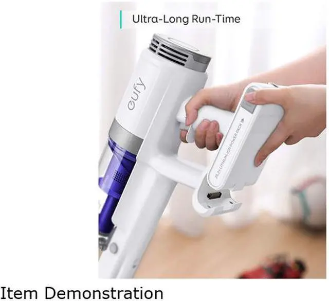 Alt view image 6 of 6 - eufy Anker, HomeVac S11 Go Stick-Vacuum Cleaner, Lightweight, Cordless, 120AW Suction Power, Detachable Battery, Deep Clean Carpet to Hard Floor, White