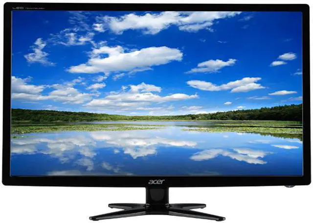 Alt view image 2 of 5 - Acer G6 Series G246HYL Black 23.8" IPS 6ms (GTG) 60 Hz Widescreen LED/LCD Monitor 1920 x 1080 FHD, Slim Profile Design, White LED Backlight Technology, and Environmentally Friendly