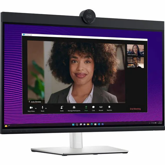 Main image of Dell 27" Video Conferencing Monitor - 27" QHD (2560 x 1440) 60HZ IPS with Webcam, Speakers & Microphone P2724DEB