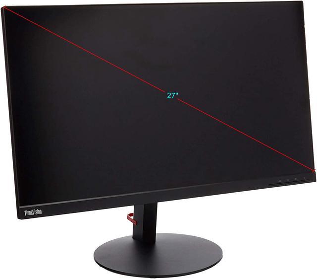 Alt view image 2 of 4 - Lenovo ThinkVision P27h-10 61AFGAR1US 27" 2560 x 1440p (2K), 60 Hz, Wide QHD IPS Type-C Monitor
