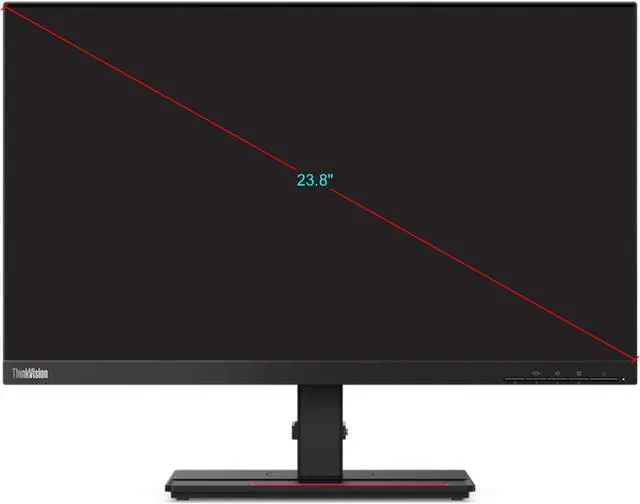 Alt view image 4 of 15 - Lenovo ThinkVision P24h-20 24" (Actual Size: 23.8") WLED QHD 2560 x 1440 2K Type-C HDMI DisplayPort IPS Monitor