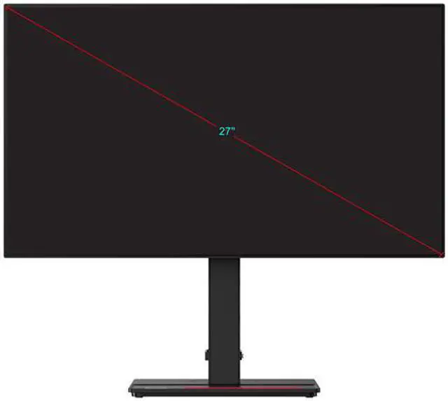 Alt view image 5 of 8 - Lenovo 27" 60 Hz IPS QHD IPS Monitor 4ms (extreme mode) / 6ms (normal mode) HDMI, DisplayPort ThinkVision P27q-20 61EAGAR6US
