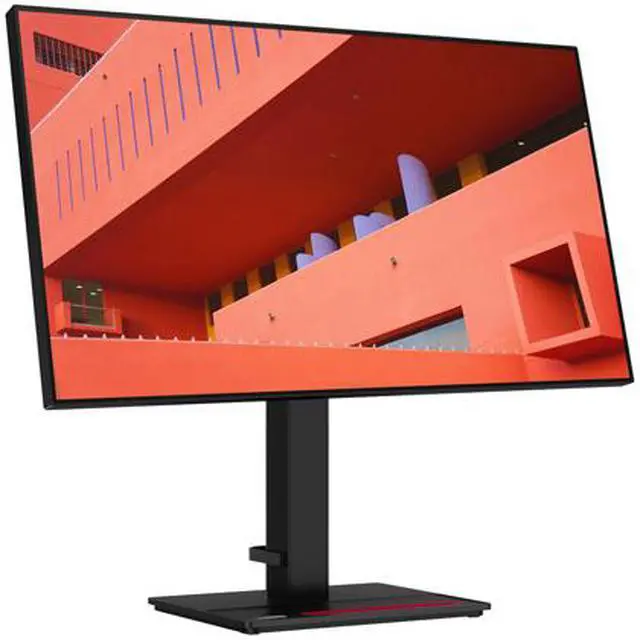 Alt view image 3 of 8 - Lenovo 27" 60 Hz IPS QHD IPS Monitor 4ms (extreme mode) / 6ms (normal mode) HDMI, DisplayPort ThinkVision P27q-20 61EAGAR6US