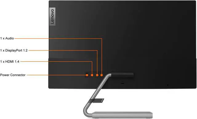 Alt view image 9 of 15 - Lenovo 27 inch QHD Monitor - Q27q-L