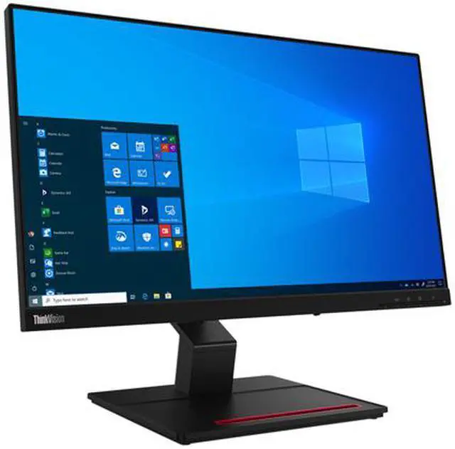 Alt view image 4 of 10 - Lenovo ThinkVision T24t-20 62C5GAR1US Raven Black 23.8" 10-Point Capacitive Touch IPS Monitor Full HD 1920 x 1080 16:9 300 cd/m2