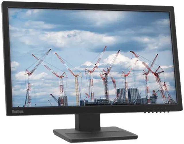 Alt view image 4 of 7 - Lenovo 22" (21.5" Viewable) 60 Hz IPS FHD IPS Monitor 4 ms (Extreme mode) / 6 ms (Typical mode) D-Sub, HDMI, DisplayPort Flat Panel ThinkVision E22-28