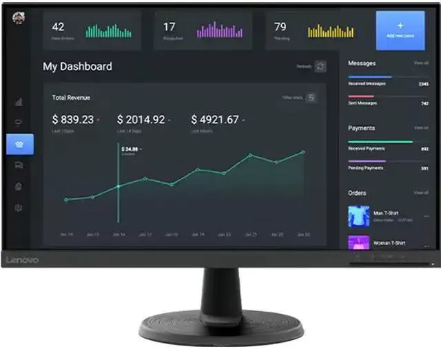 Main image of Lenovo D24-40 23.8-inch VA FHD 75Hz Monitor