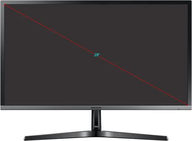 Alt view image 8 of 8 - Samsung 750 Series U28H750 28" Ultra HD 3840 x 2160 4K Resolution 1ms 2x HDMI, DisplayPort AMD FreeSync Flicker-Free QLED Gaming Monitor