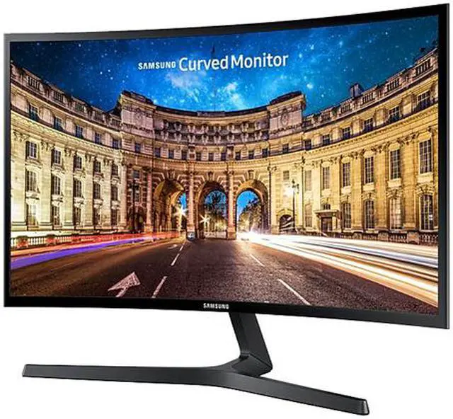 Alt view image 2 of 6 - Samsung C27F396FHN 27" LED LCD Monitor - 16:9 - 4 ms - 1920 x 1080 - 16.7 Million Colors - 250 cd/m² - 3,000:1 - Full HD - HDMI - VGA - 25 W - High Glossy Black