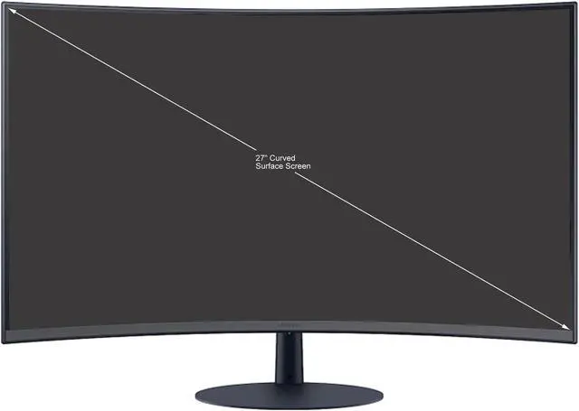 Alt view image 2 of 8 - Samsung T55 Series LC27T550FDNXZA 27" Full HD 1920 x 1080 75Hz VGA, HDMI, DisplayPort FreeSync (AMD Adaptive Sync) Curved Monitor