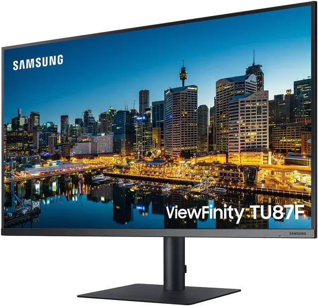 Alt view image 7 of 16 - SAMSUNG Viewfinity TU87F LF32TU874VNXGO 32" 4K UHD Pro Monitor, VA Panel, 60Hz, 5ms, HDR10, sRGB, HDMI, Dual 4K Display, Fully Adjustable Stand, Eye Saver Mode Dark Blue Gray