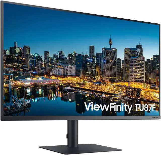 Alt view image 6 of 16 - SAMSUNG Viewfinity TU87F LF32TU874VNXGO 32" 4K UHD Pro Monitor, VA Panel, 60Hz, 5ms, HDR10, sRGB, HDMI, Dual 4K Display, Fully Adjustable Stand, Eye Saver Mode Dark Blue Gray