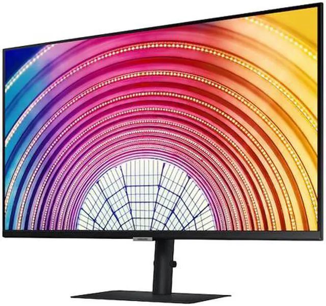 Alt view image 6 of 17 - Samsung ViewFinity LS27A600NWNXGO 27" S60A QHD 2560 x 1440 High Resolution Display Monitor, 75 Hz, IPS, 16:9, 1000:1, HDMI 1.4, VESA Compatible