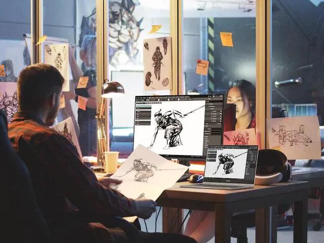 Alt view image 7 of 7 - SAMSUNG ViewFinity S32B804PXN 27" 4K UHD 3840x2160 60Hz 5ms LCD IPS Monitor