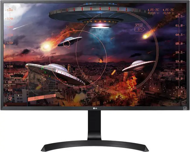 Alt view image 2 of 8 - LG 32MU59-B Matte Black 32" Class UHD 4K AMD FreeSync Gaming Monitor, Anti-Glare, sRGB, 300 cd/m2, 2 x HDMI, DisplayPort, Tilt, Height Adjustable, VESA Compatible