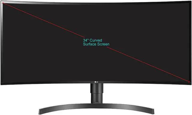 Alt view image 2 of 8 - LG 34WL85C-B 34" 3440 x 1440 21:9 UltraWide QHD IPS Curved Monitor with HDR10