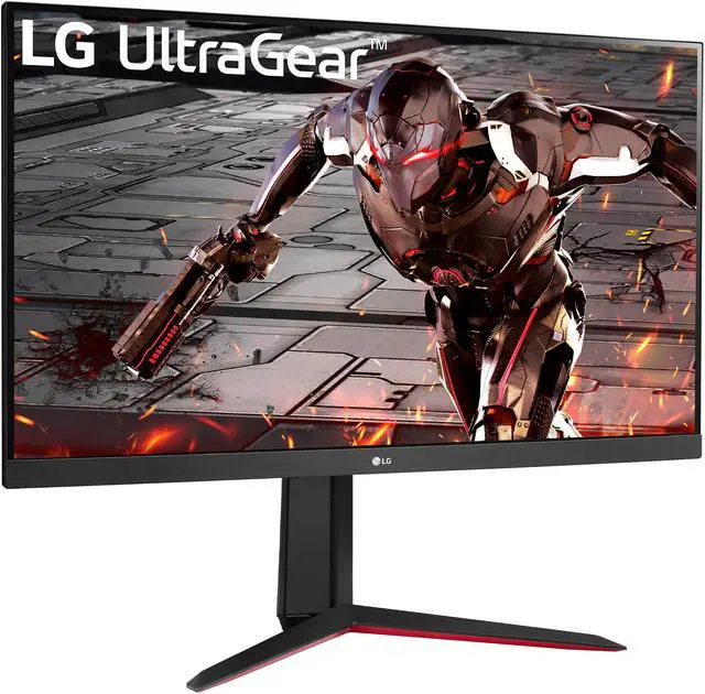 Alt view image 4 of 12 - LG 32" (31.5" Viewable) 32GN650-B UltraGear QHD 2560 x 1440 1ms 165Hz HDR10 Gaming Monitor with FreeSync Premium and Tilt/Height/Pivot adjustable stand