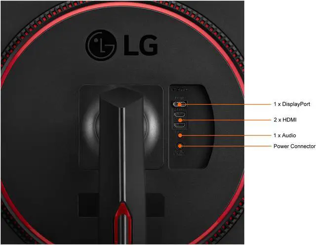 Alt view image 12 of 12 - LG 32" (31.5" Viewable) 32GN650-B UltraGear QHD 2560 x 1440 1ms 165Hz HDR10 Gaming Monitor with FreeSync Premium and Tilt/Height/Pivot adjustable stand