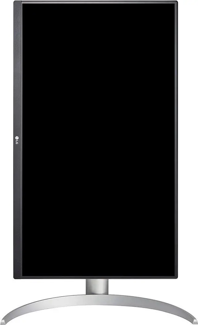 Alt view image 8 of 14 - LG 27UP650-W Monitor 27” UHD (3840 x 2160) IPS Display, VESA DisplayHDR 400, DCI-P3 95% Color Gamut, 3-Side Virtually Borderless Display, Height/Pivot/Tilt Adjustable Stand – Silver