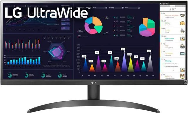 Alt view image 4 of 11 - LG 29WQ500-B 29” 100hz IPS LED UltraWide FHD AMD FreeSync Monitor with HDR