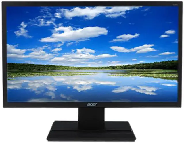 Alt view image 2 of 5 - Acer V246HL 24" Full HD LED-Backlit Widescreen LCD Monitor