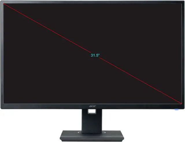 Alt view image 2 of 4 - Acer ET322QK BBMIIPRX 32" Black VA 100% sRGB HDR10 LED Monitor 3840 x 2160 4K Widescreen AMD FreeSync Technology, Ergo Stand, 2x HDMI, DisplayPort, Speaker