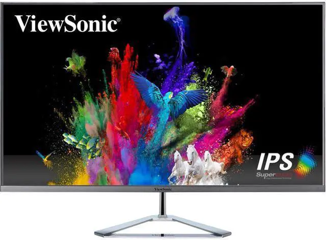 Alt view image 7 of 20 - ViewSonic VX3276-2K-MHD 32 Inch Widescreen IPS 1440p Monitor with Ultra-Thin Bezels, HDMI DisplayPort and Mini DisplayPort