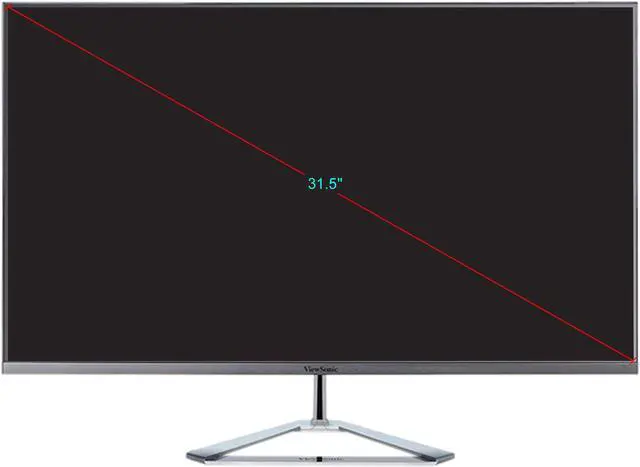 Alt view image 10 of 20 - ViewSonic VX3276-2K-MHD 32 Inch Widescreen IPS 1440p Monitor with Ultra-Thin Bezels, HDMI DisplayPort and Mini DisplayPort