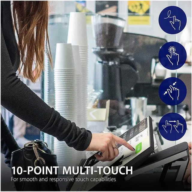 Alt view image 2 of 15 - ViewSonic TD2455 24 Inch 1080p IPS 10-Point Multi Touch Screen Monitor with Advanced Dual-Hinge Ergonomics USB C HDMI and DisplayPort Out