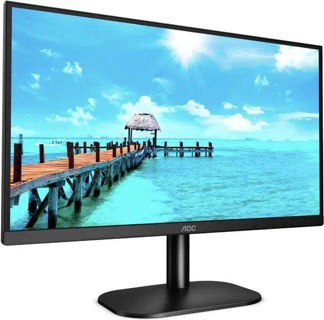Alt view image 9 of 13 - AOC 23.8" 75 Hz IPS FHD IPS Monitor 7 ms 1920 x 1080 D-Sub, HDMI, Headphone (24B2XH)