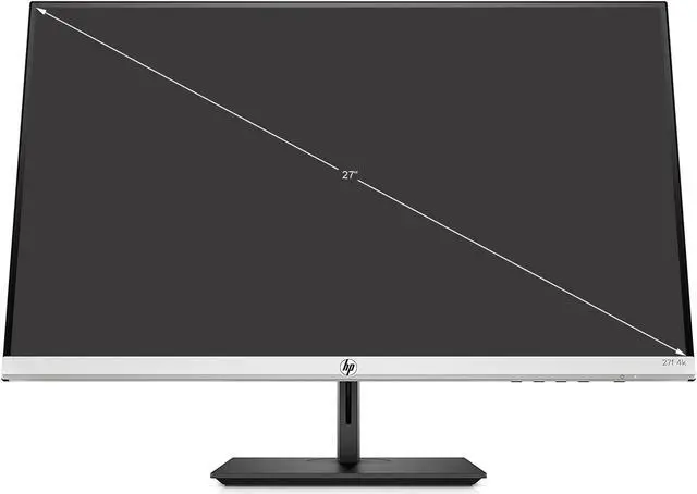 Alt view image 2 of 10 - HP 27f 5ZP65AA#ABA 27" UHD 3840 x 2160 (4K) 5 ms (GTG) 60 Hz 2 x HDMI, DisplayPort Monitor