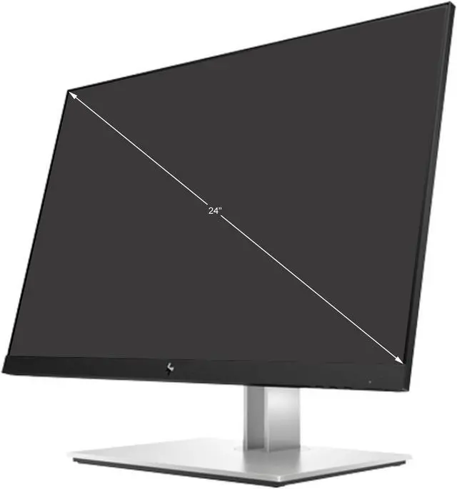 Alt view image 4 of 7 - HP 24" IPS WUXGA Monitor 5ms GtG (with overdrive) D-Sub, HDMI, DisplayPort, USB Flat Panel E24i G4