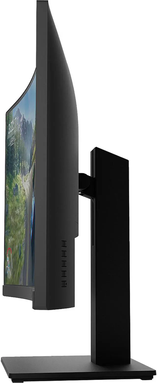 Alt view image 4 of 5 - HP X27C 27" Full HD 1920 x 1080 165 Hz FreeSync Premium (AMD Adaptive Sync) Curved Monitor