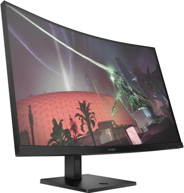 Alt view image 2 of 7 - OMEN by HP 31.5-inch QHD 165Hz Curved Gaming Monitor (OMEN 32c)