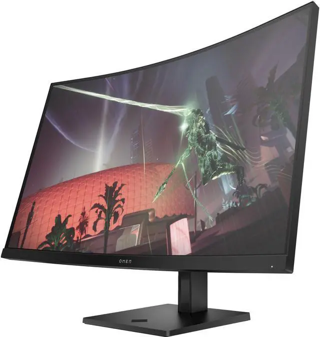 Alt view image 3 of 7 - OMEN by HP 31.5-inch QHD 165Hz Curved Gaming Monitor (OMEN 32c)