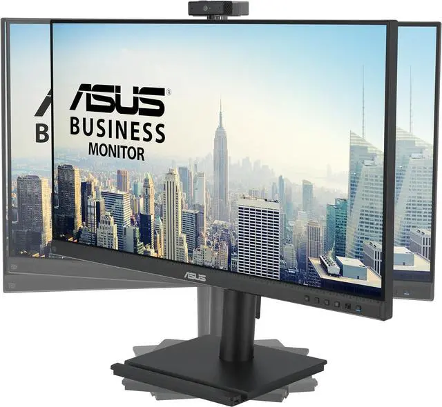 Alt view image 8 of 16 - Asus BE249QFK 24" Class Webcam Full HD LED Monitor - 16:9 - 23.8" Viewable - In-plane Switching (IPS) Technology - LED Backlight - 1920 x 1080 - 16.7 Million Colors - 250 Nit - 5 ms - 100 Hz