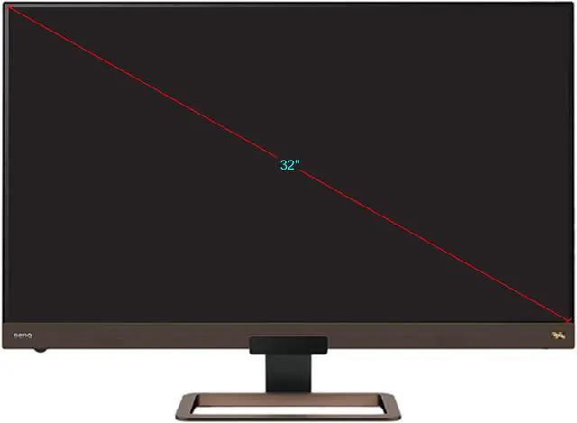Alt view image 3 of 10 - BenQ EW3280U 32 Inch 4K IPS Computer Monitor with Integrated Speakers, Custom Audio Modes, USB-C (PD 60W), FreeSync, Remote Control, and Edge to Edge Display