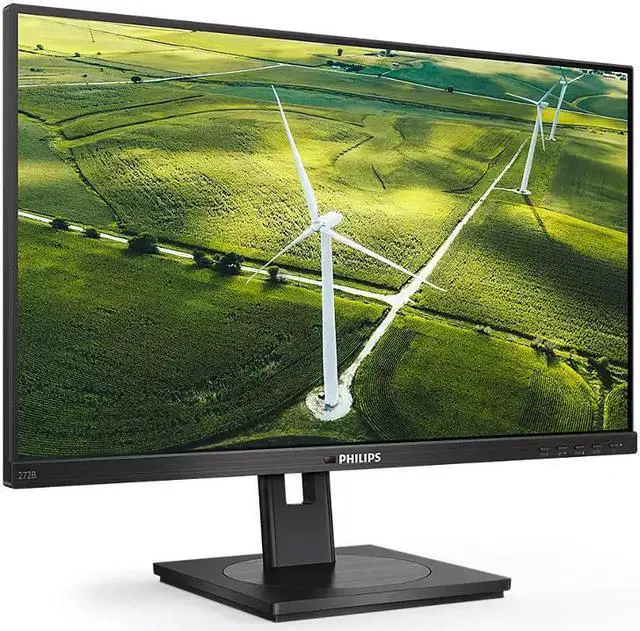 Alt view image 2 of 6 - Philips 272B1G 27" Full HD WLED LCD Monitor - 16:9 - Textured Black  - In-plane Switching (IPS) Technology - 1920 x 1080 - 16.7 Million Colors - 250 Nit - 4 ms - 75 Hz Refresh Rate