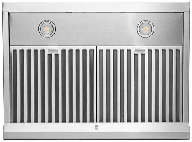 Alt view image 3 of 7 - Hauslane Chef Series 30" Under Cabinet Range Hood PS18, Stainless Steel |  Contemporary Modern Design w/860 CFM, Touch Screen w/Digital Clock, Dishwasher Safe Baffle Filters, LED Lamps, 3-Way Venting