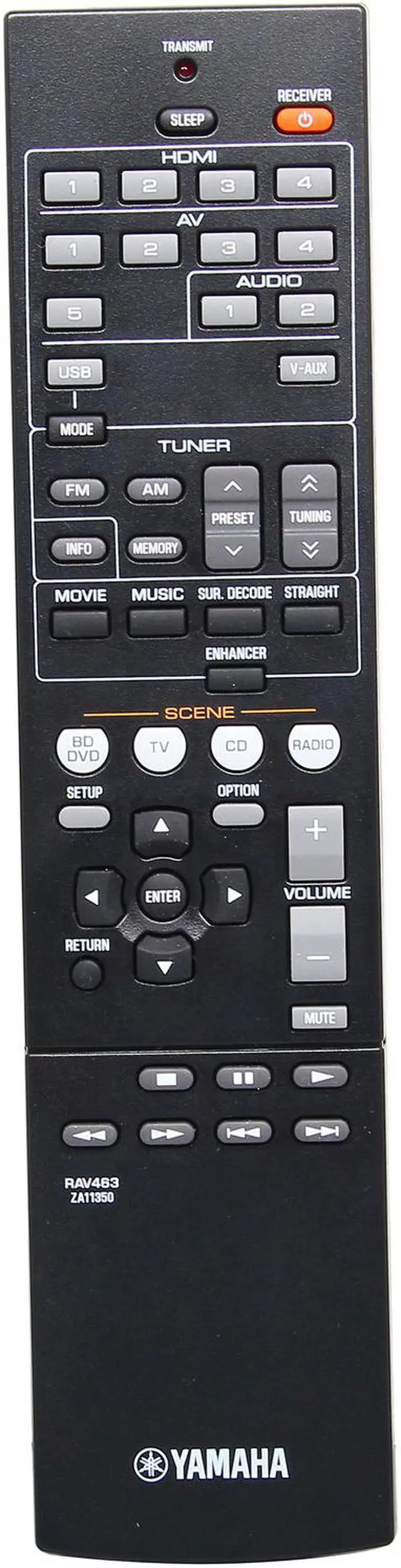 Alt view image 5 of 6 - Yamaha RX-V375 5.1 Channel 3D AV Receiver