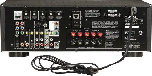 Alt view image 4 of 6 - Yamaha RX-V475 5.1 Channel Network AV Receiver